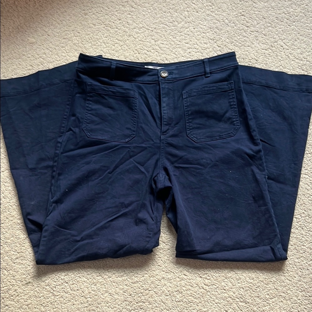 LOFT Blue Chinos Versatile Cotton Blend